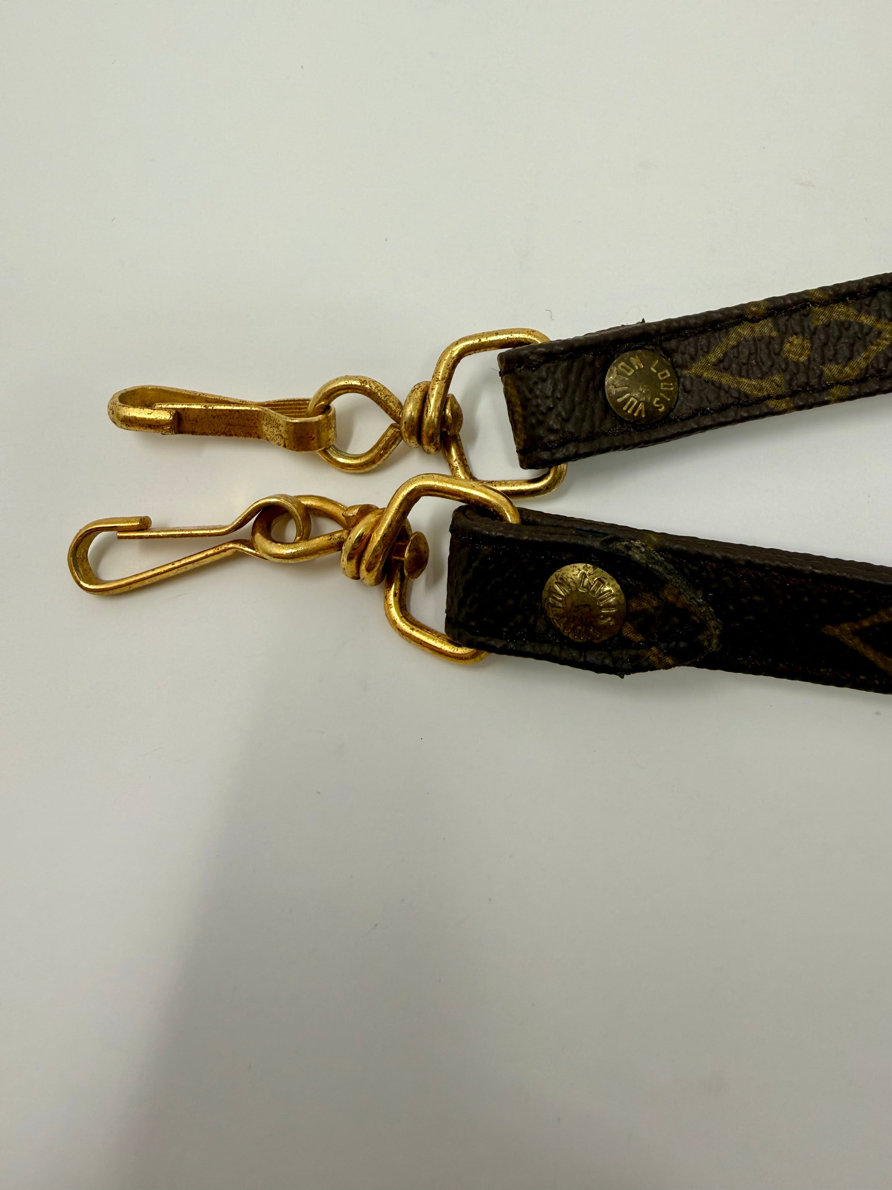 Louis Vuitton Mini Speedy (Mini Sac HL)Monogram with Monogram Strap | Rare Vintage Pre-Date Code (Late 1970s–Early 1980s)