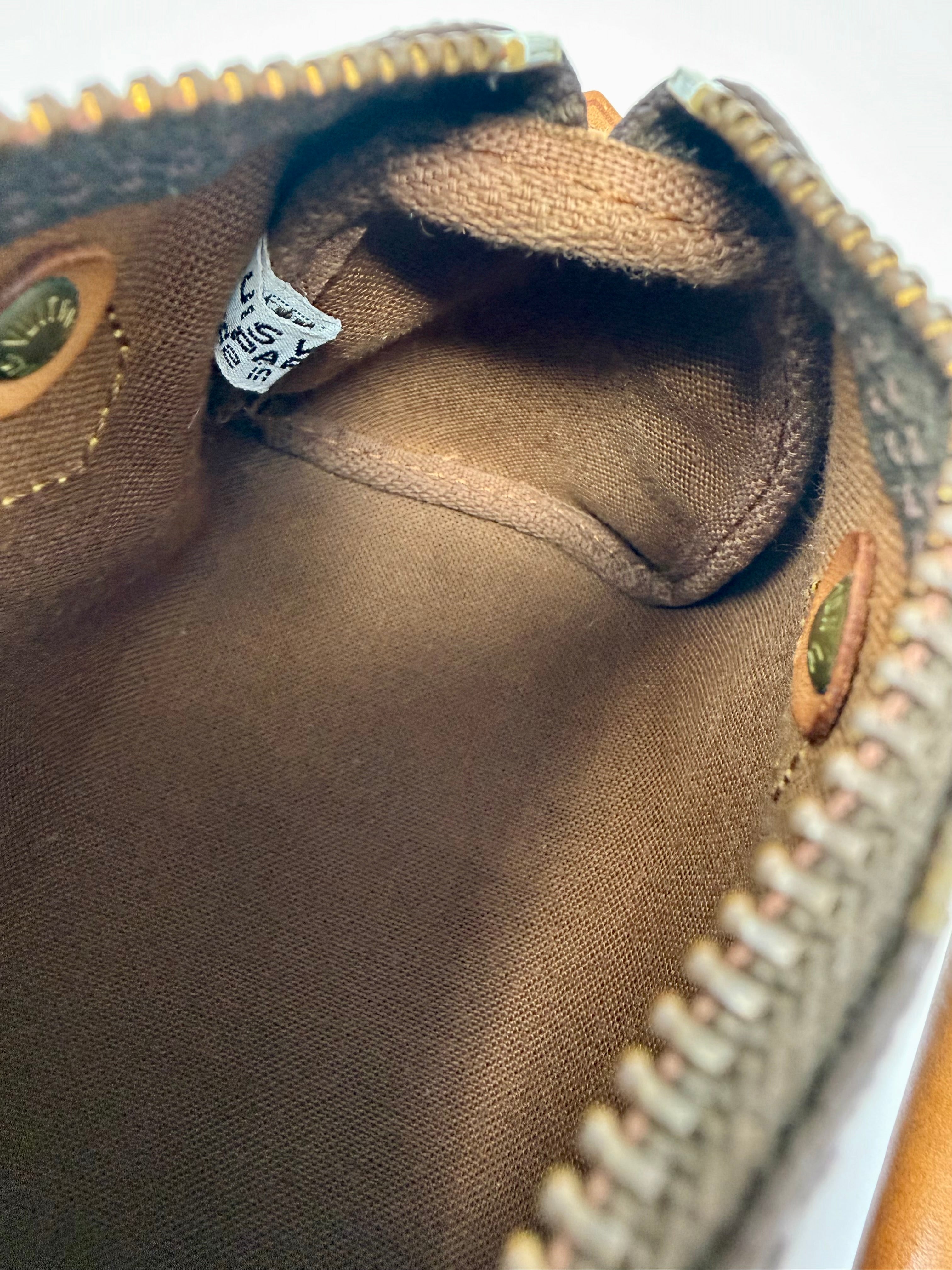 Louis Vuitton Mini Speedy (Mini Sac HL)Monogram with Monogram Strap | Rare Vintage Pre-Date Code (Late 1970s–Early 1980s)