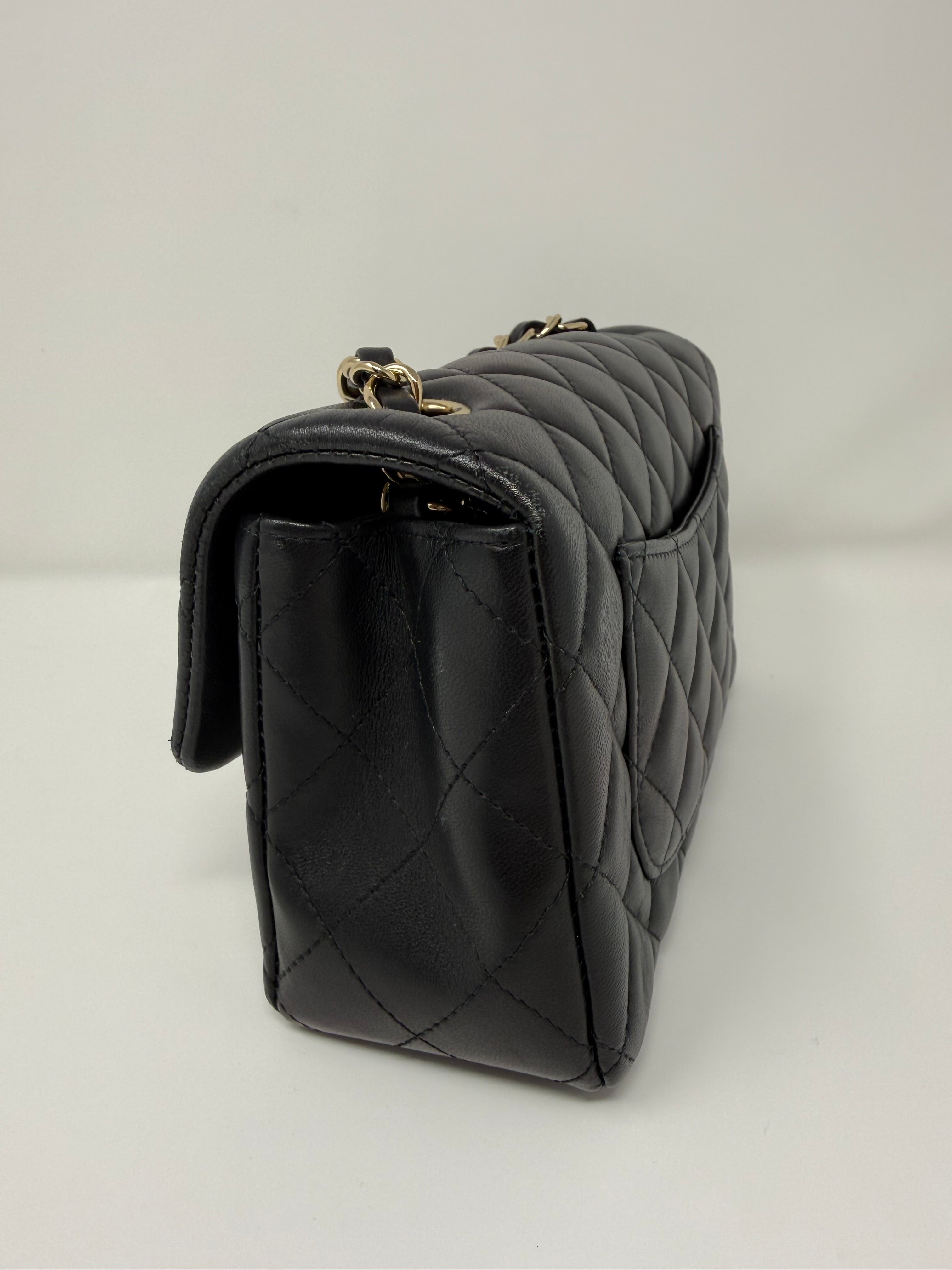 Chanel Mini Classic Flap – Lambskin, Champagne Gold Hardware (2021)