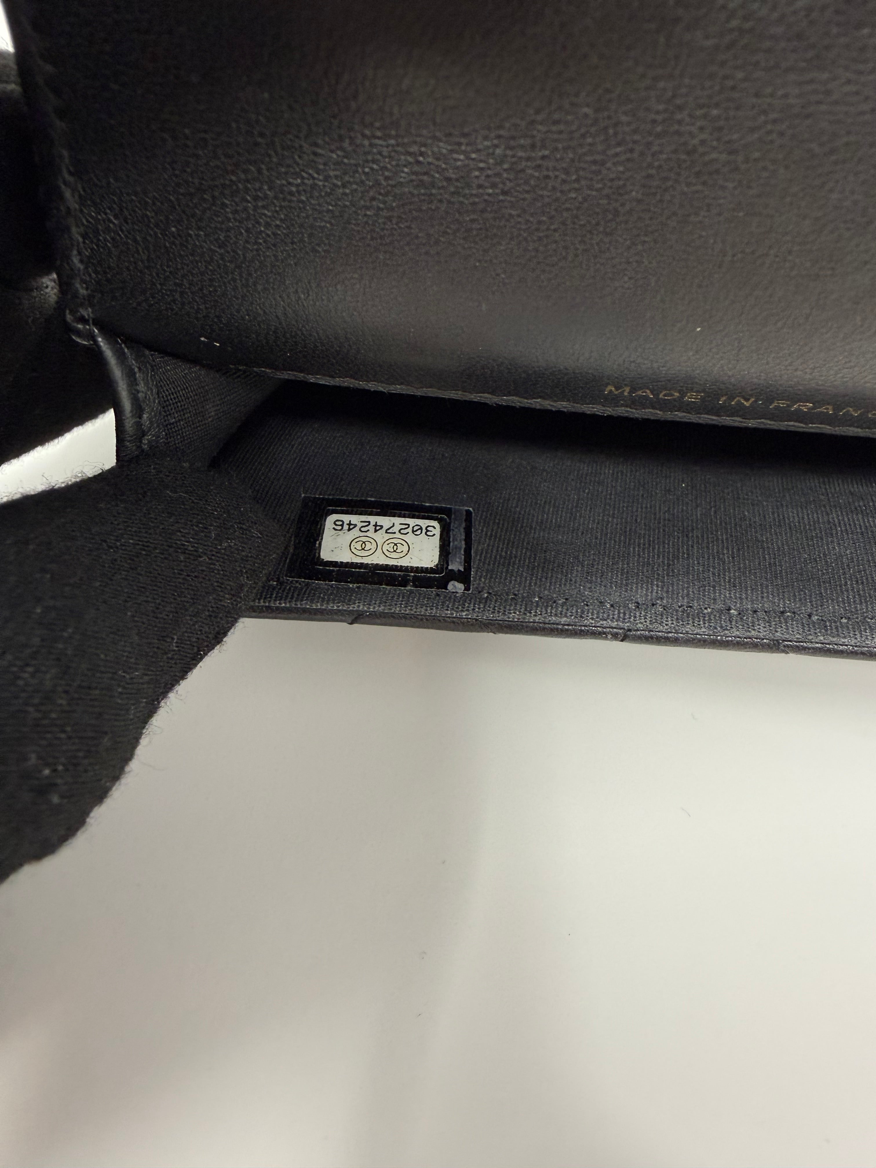 Chanel Mini Top Handle Coin Purse – Black Lambskin