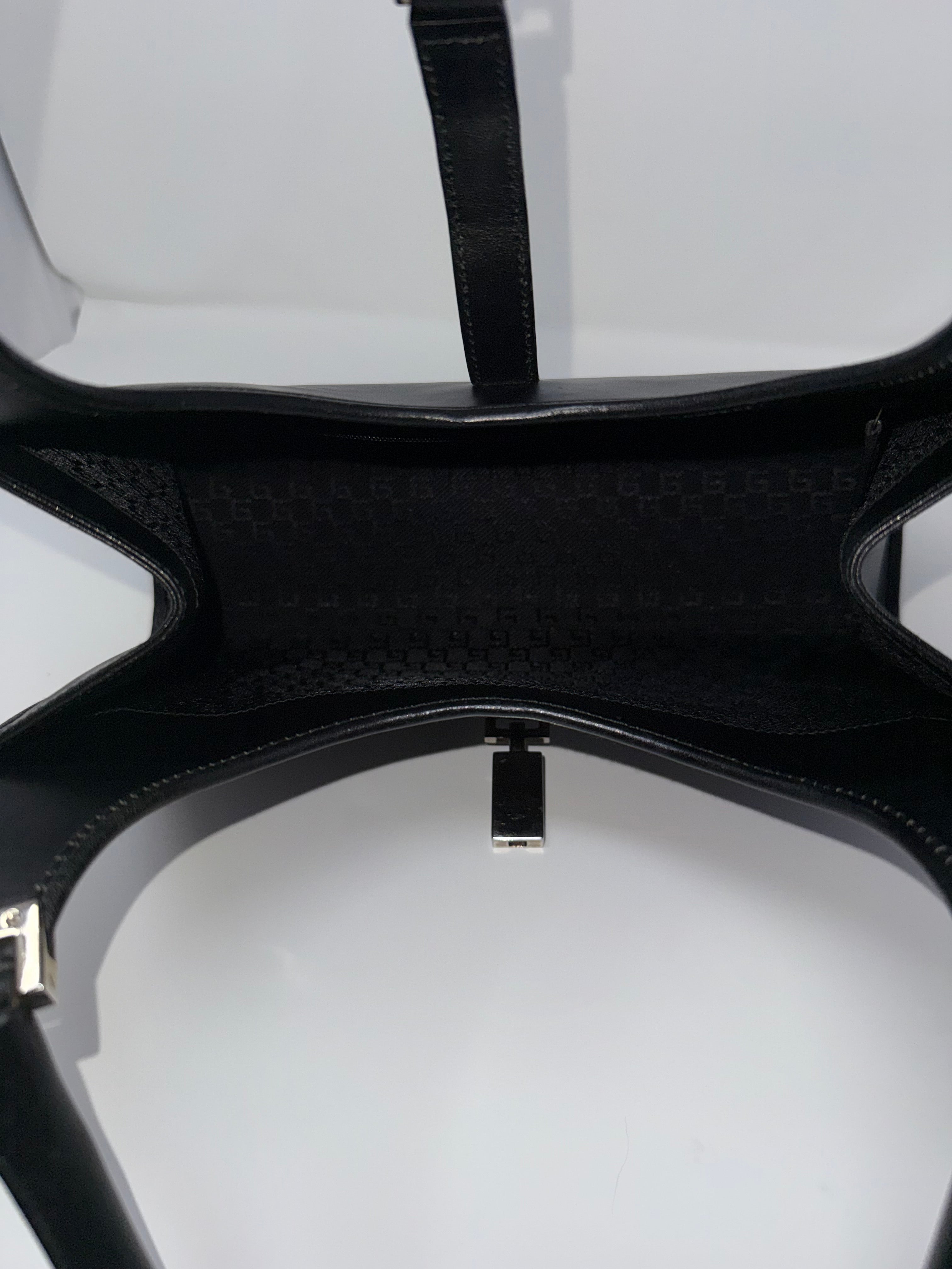 Gucci Jackie Leather Shoulder Bag – Black Leather (Vintage)