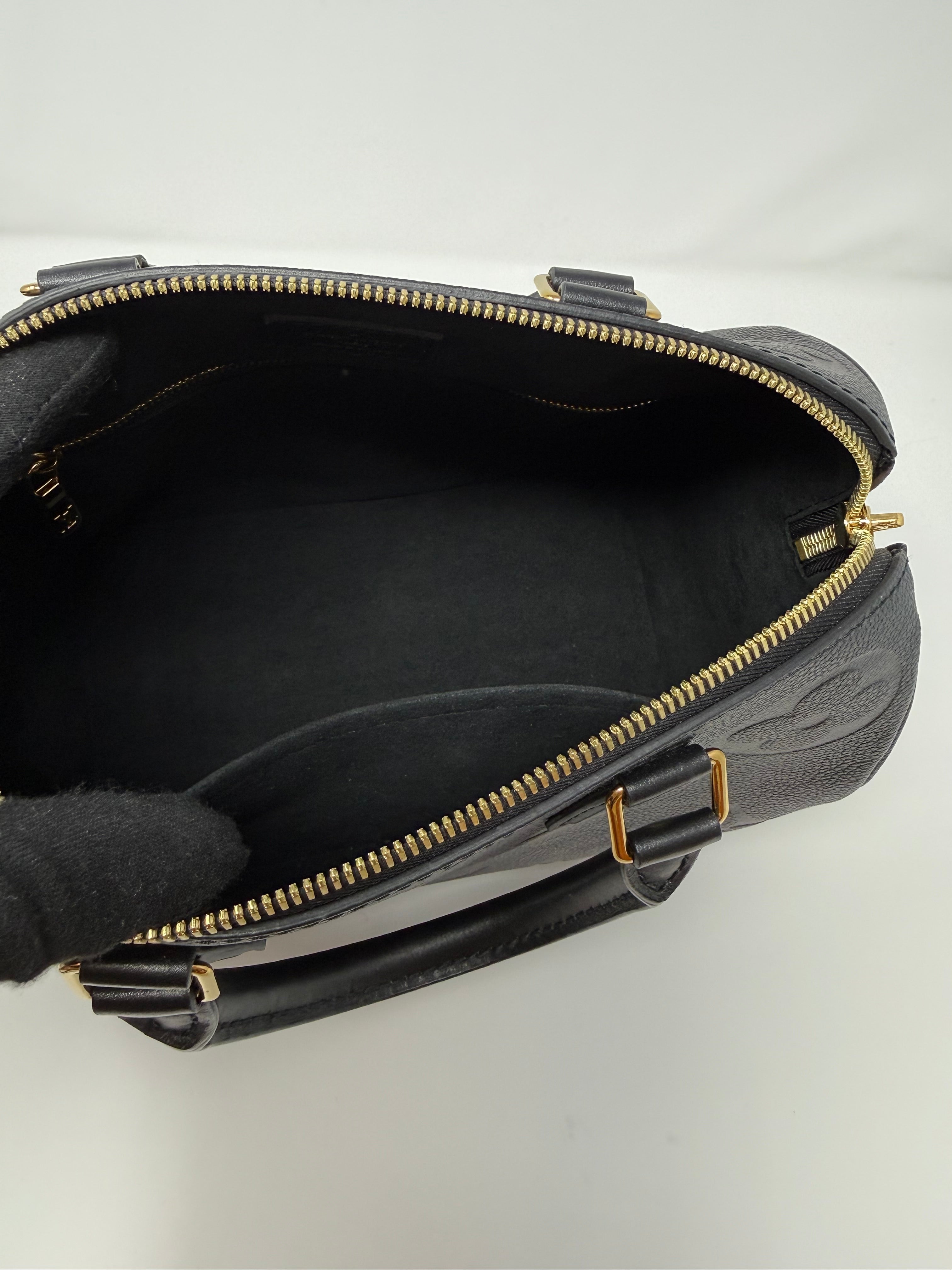 Louis Vuitton Speedy 25, Monogram Empreinte Leather – Black