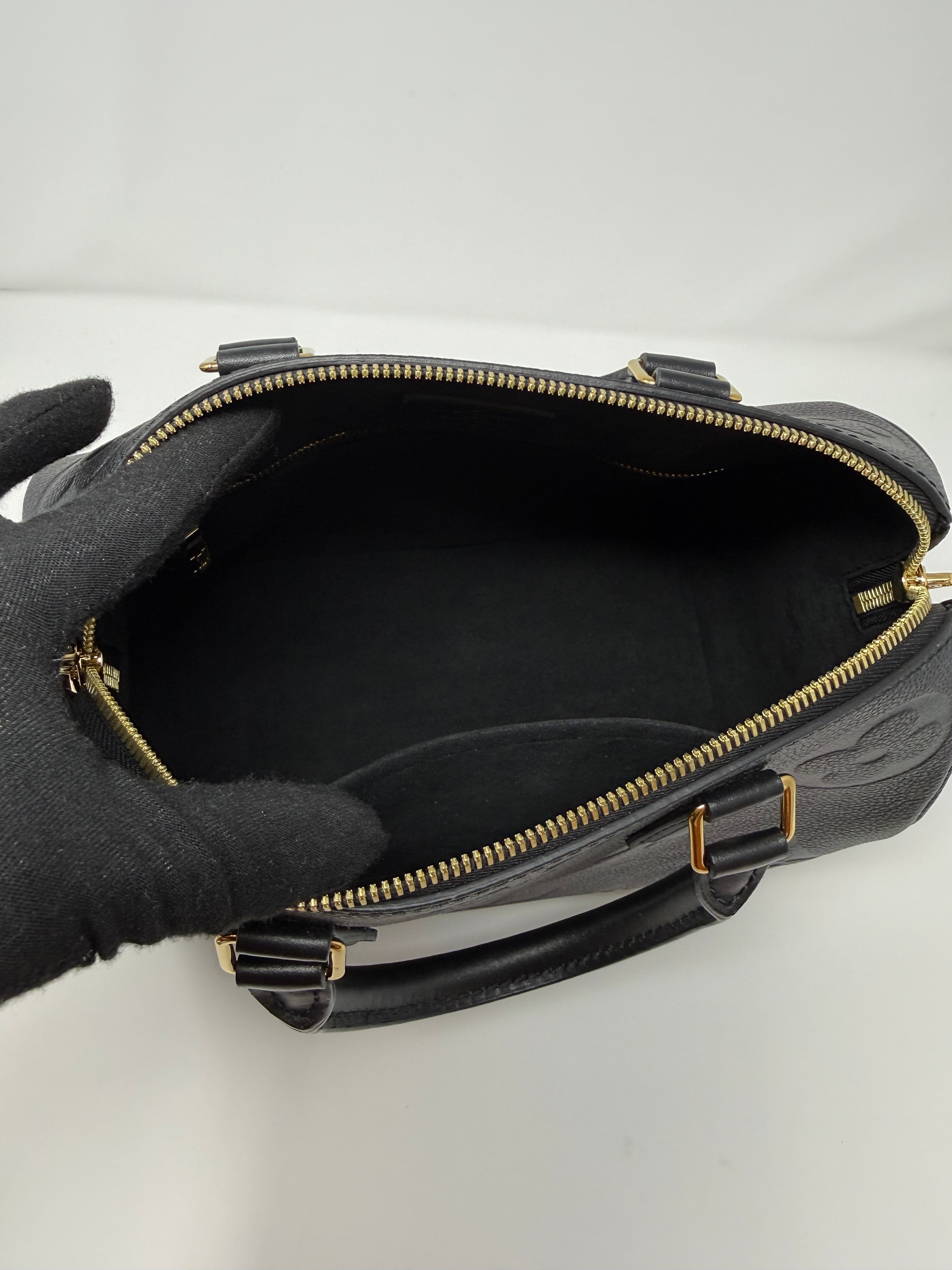 Louis Vuitton Speedy 25, Monogram Empreinte Leather – Black
