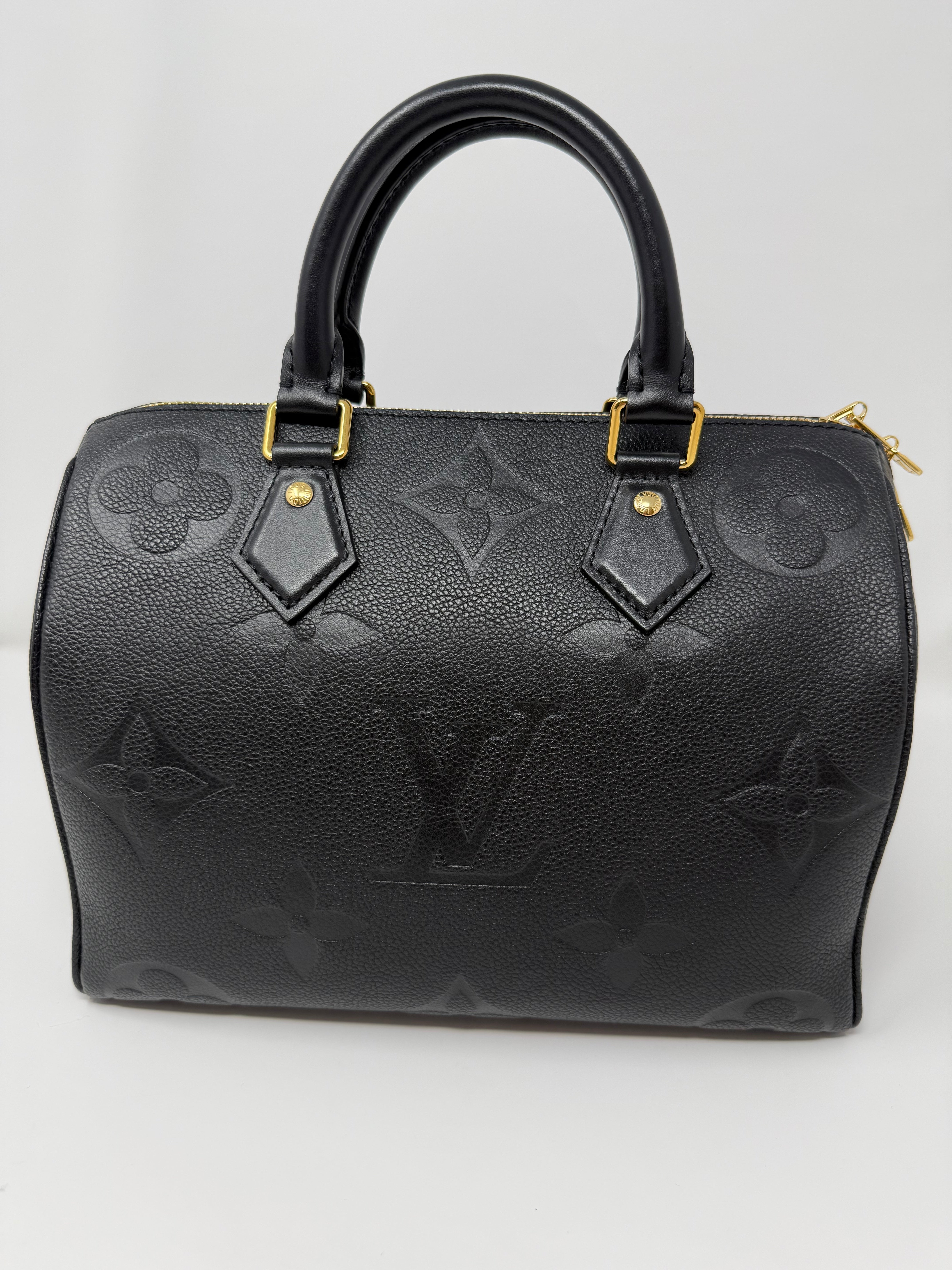 Louis Vuitton Speedy 25, Monogram Empreinte Leather – Black