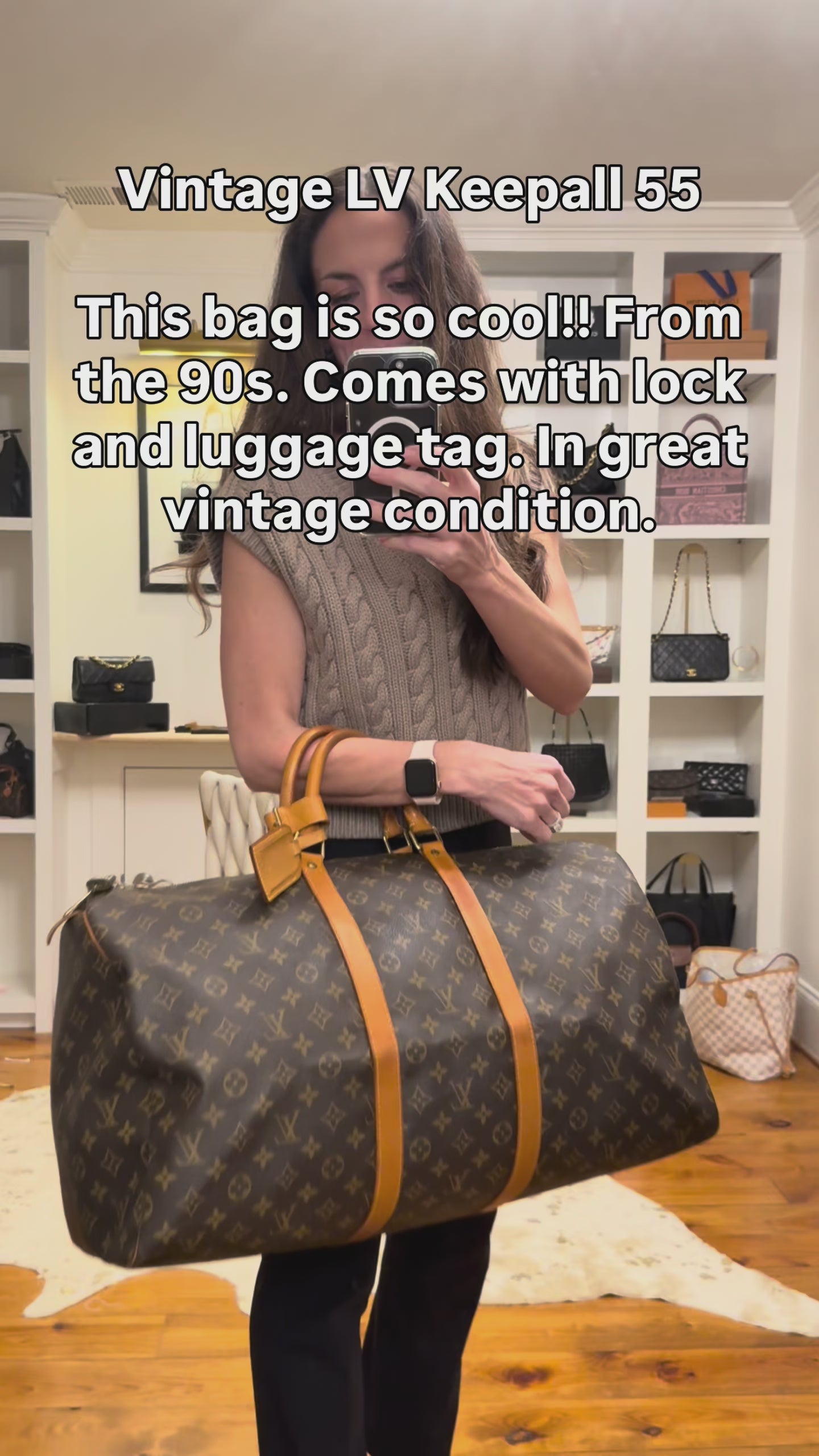 Louis Vuitton Vintage Keepall 55 Monogram (Vintage 1996)